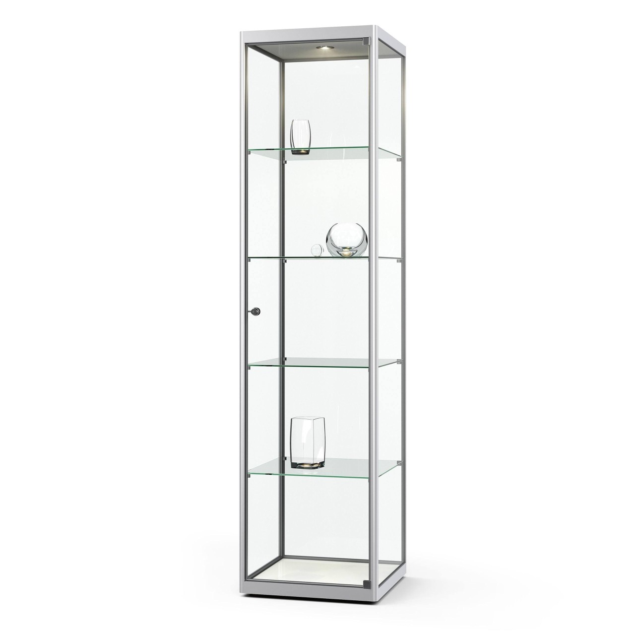 Säulenvitrine Versus